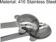 4 Pack Bear Short Handled Spoon Cute Animal Spoon 410 Stainless Steel Small Spoon