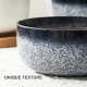 Cereal Bowls - 36 Ounce Ceramic Bowls, Noodle Bowl Set, Ceramic Bowls for Kitchen, Breakfast, Oatmeal, Microwave and Dishwasher Safe, [Set of 4], Dark Blue