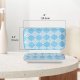 Appetizer Plate Set Dessert Plate - Small Rectangular Serving Plate for Sushi | Snacks | - Colorful Ceramic Dinnerware Set of 6 - Microwave and Dishwasher Safe - 8 Inch
